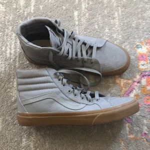 Vans | Grey Sk8 hi tops